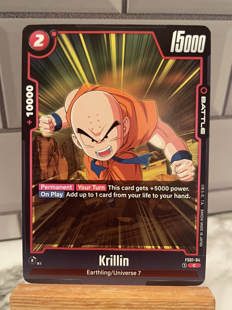 Dragon Ball Super Card Game Fusion World - Krillin - FS01-04 C