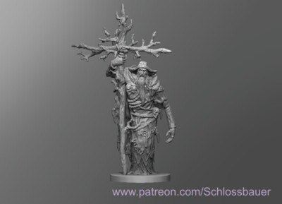 Hans Trapp Yule Lad Necromancer Wizard NPC 28mm Scale DND D&D Miniature SB