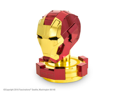 Metal Earth Avengers Iron Man Helmet 3D Metal Model + Tweezers