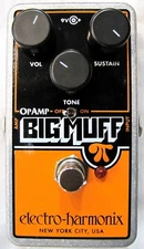 Used Electro-Harmonix EHX Op-Amp Big Muff Pi Distortion/Sustainer Pedal OpAmp