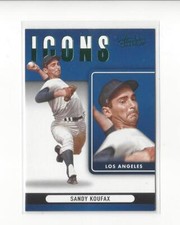 2022 Absolute Icons Retail Green #11 Sandy Koufax Dodgers