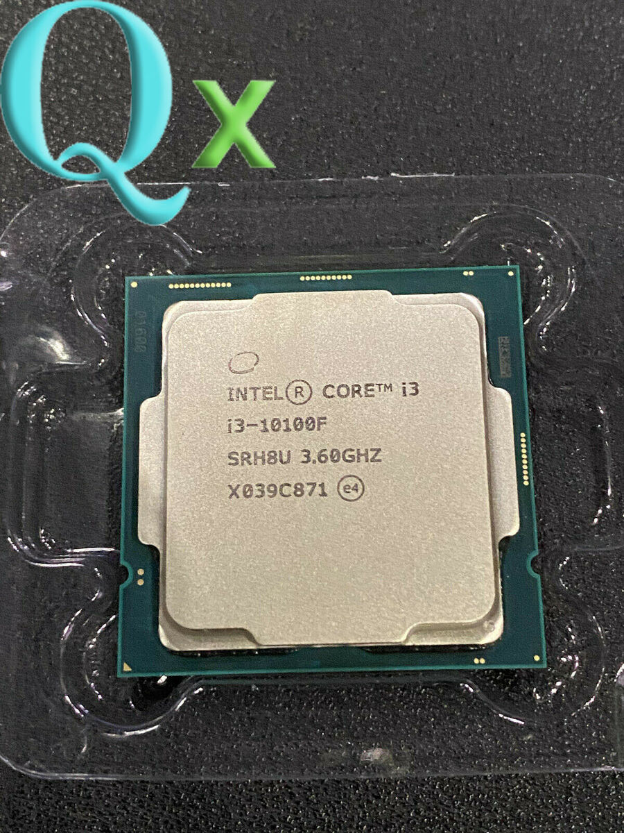 10th Gen Intel Core i3-10100F LGA 1200 CPU Processor 4-Core Comet Lake  3.6GHz