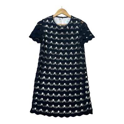 Kate Spade Women Shift Dress Black Scalloped Lace Short Sleeve Mini Size 2 EUC | eBay Kate Spade Women Shift Dress Black Scalloped Lace Short Sleeve Mini Size 2 EUC | eBay