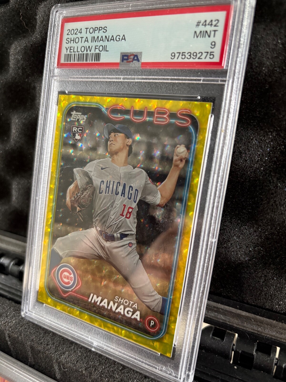 2024 Topps Series 2 - Shota Imanaga #442 Yellow Crackle /50 (RC)