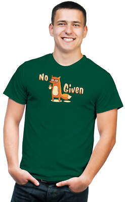 BSW Men's No Fox Given! No Fu*ks Given Nature Animal Shirt