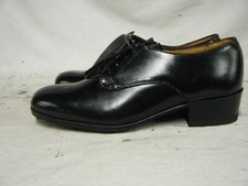 Womans Girls Black Leather Parade Shoes British Army / RAF / Cadet  All Size
