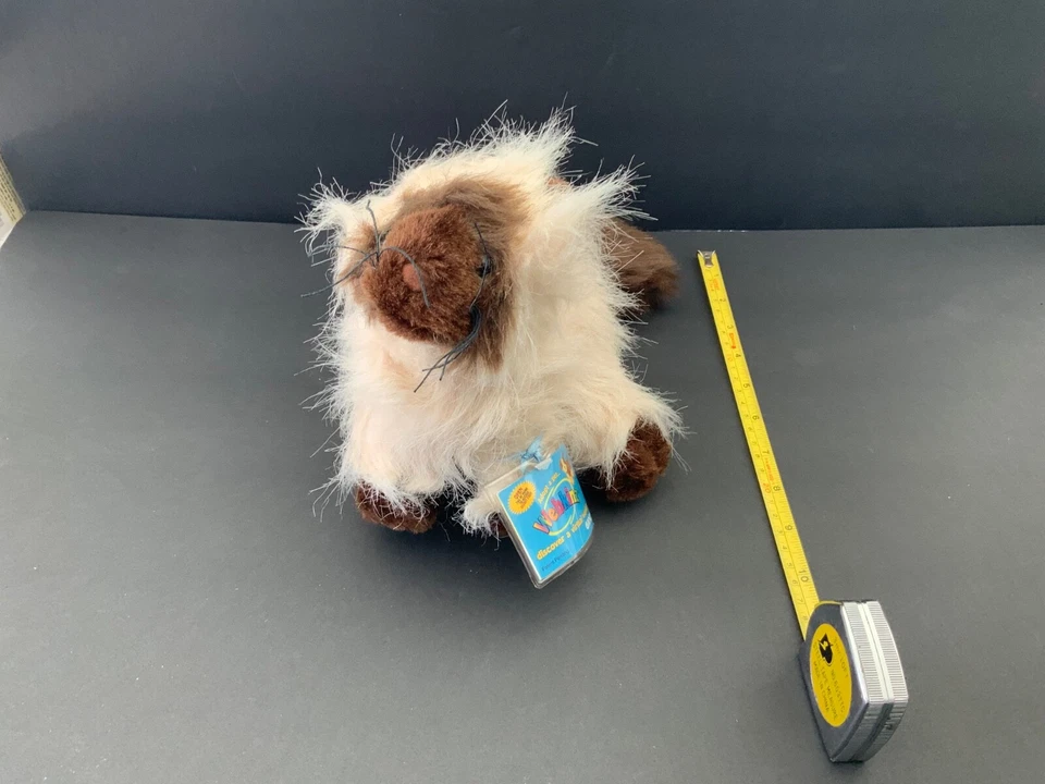 Ganz Webkinz Himalayan Cat 8"  Plush Cream Brown Kitty Blue Eyes No Code used - Image 2 of 4