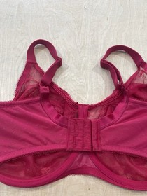 Wacoal 855186 Retro Chic full Figure Underwire Bra Size 38H Red