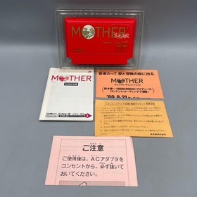 Mother Famicom Nintendo Game & Manual NTSC Japan Not Tested