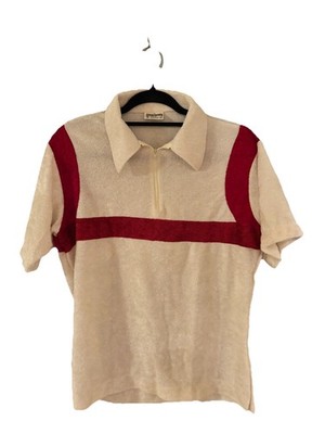 Vintage King Louie Bowling Shirt Terry Cloth Size Medium