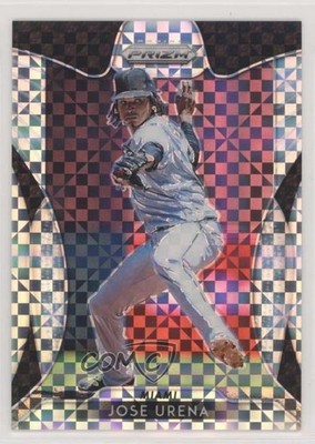 2019 Panini Prizm Plaid Power Prizm 53/75 Jose Urena #49 3l1
