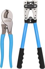Wire Crimper and Cable Cutter for 0, 1, 2, 4,...