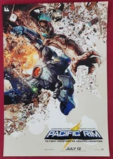 Pacific Rim 13.5 x 19.5 Original Theater Promo IMAX Movie Poster WB July 2013
