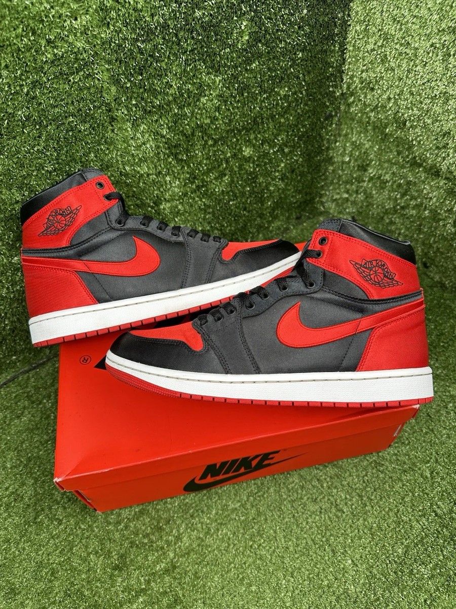 Size 11.5 - Air Jordan 1 Retro OG 2023 High Satin Bred W Men's