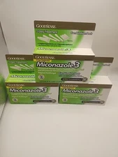 3x Good sense 3 Day Treatments Miconazole 3. Combination Pack Exp:02/2027