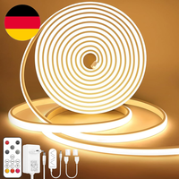 Lamomo Cob Led Streifen, Warmweiss Dimmbar 10M Led Strip, Wasserdicht 3000K Neon