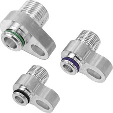 Automotive refrigerant adapter fittings
