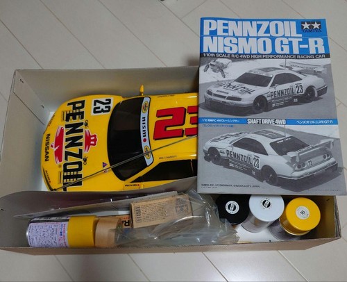 Pennzoil Nismo Gt-R Tl-01 Radiocomando Auto Tamiya Rc Auto Fuori Produzione - Foto 9 di 9
