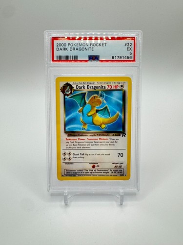 Dark Dragonite (Unlimited) graded PSA 5 for sale on eBay