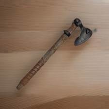 Viking Battle Axe - Hand Forged Carbon Steel - Bearded Norse Hatchet Replica