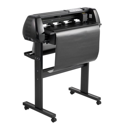 Vinyl Cutter with Dual Blades, 28in Feed Width, Adjustable Pressure, LCD Screen