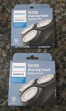 LOT OF 2 Philips Norelco SH30 Replacement Heads