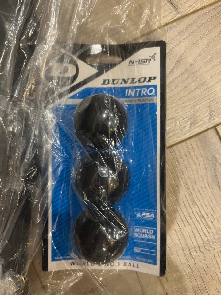 2 x Prince Power Rebel Squash Rackets with 3 balls - Image 2 of 2