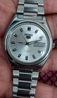 Seiko 5 watch Automatic Vintage  White dial  6309 day date @ Japan