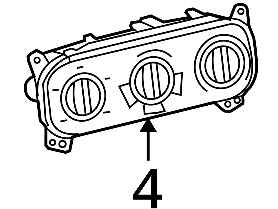 Dodge Caliber 2007 08 09 control de temperatura con aire acondicionado Foto 4 de 4