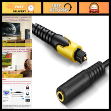 192KHz DAC Optical to 3.5mm Converter, SPDIF Digital to Analog Audio Adapter, AU
