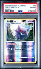 PSA 8 Pokémon TCG Gengar 16/99 Arceus Reverse Holo Rare CLEAN