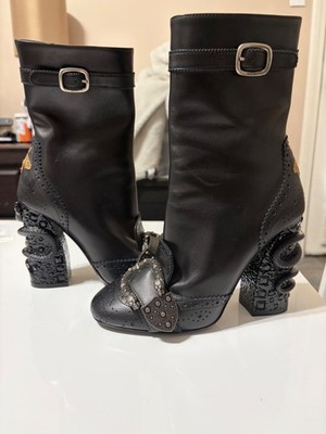Gucci Dionysus Snake Heeled Bootie Size EUR 35.5/5.5 RARE FIND