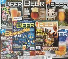 Lot of 8 All About Beer Magazines IPA’S Breweries Reviews Lagers Crafts Guides