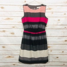 Ann Taylor Loft Striped Silky Sleeveless dress Size XS