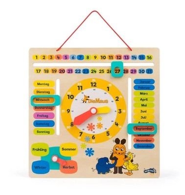 Die Maus Lernuhr mit Kalender | Deutsch | Spiel | Brettspiel | 10496 | 2022