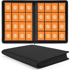 1000 Pockets Trading Card Binder, Premium 16 Pocket Card Binder, Ringless Si...