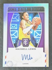 2024-25 MAXWELL LEWIS Totally Certified Signed Sealed and Delivered Auto #SD-LEW