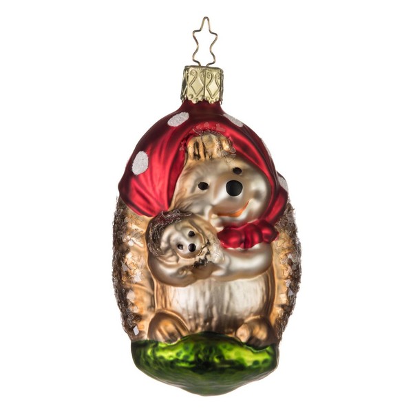 "Christbaumkugel Figur \"Igel-TräUmchen\" Christbaumschmuck Glas Weihnachten"-image