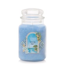 Image of Yankee Candle 623.7g Azure Sky Large Jar Rare Candle Great For Home Gift Aroma