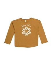 NWT  size 4-5y RYLEE & CRU long sleeve HAPPY VIBES t-shirt tee