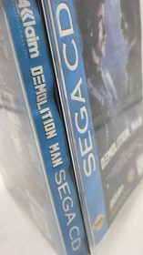 Demolition Man Sega CD Complete In Box w/ Manual 1995 Registration Card Rare
