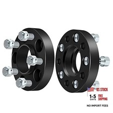 2 Pcs 5lug 1 Inch Wheel Spacers 5x4.5 With 14x1.5 Studs 70.5cb Compatible