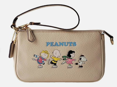NWT CE858 Coach X Peanuts Nolita 19 Snoopy And Friends Motif