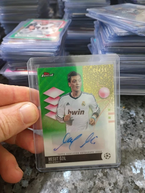 Mesut Ozil Auto Real Madrid 2025-26 Topps Finest UEFA Club Competitions Of /99