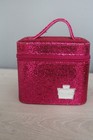 Caboodles Pink Metallic  Makeup Bag w/ Mirror Polka Dot Lining & Matching purse — photo 1