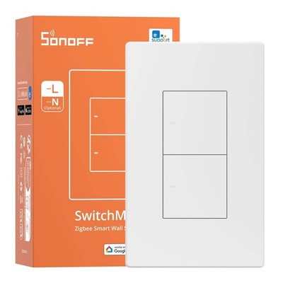SONOFF Zigbee Smart Light Switch, Required Zigbee Hub,No Neutral or with Neutral