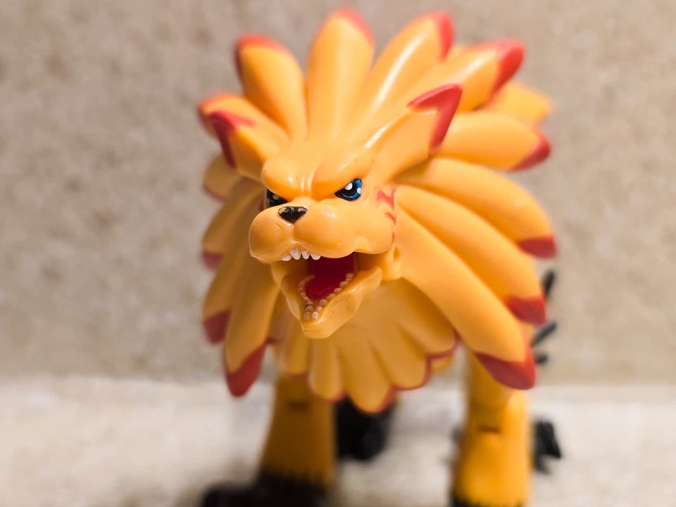 Figura de acción rara Bandai Digimon Digi-Warriors 2001 suelta Saberleomon Foto 4 de 4