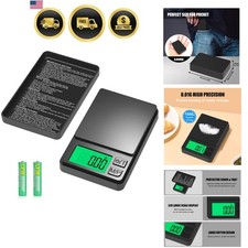 Digital Pocket Scale 1000g x 0.01g, Portable Precision Gram Scale Jewelry Sca...