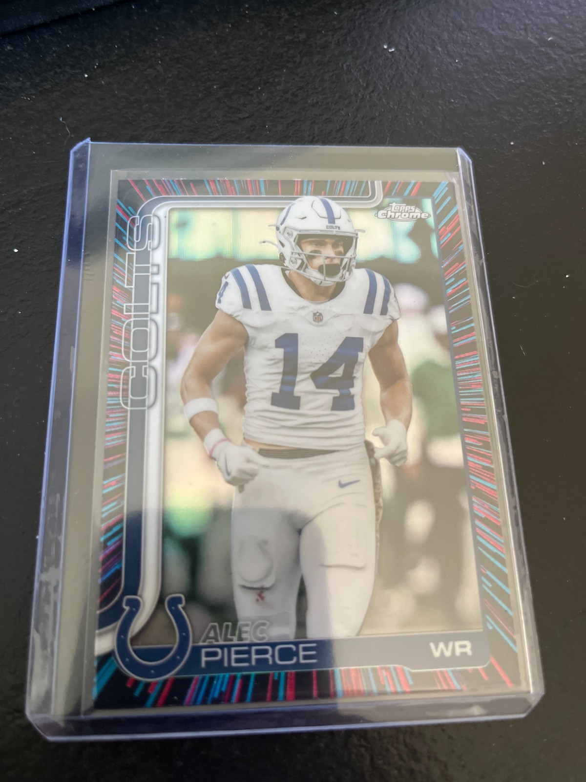 2025 Topps Chrome - Alec Pierce #125 Neon Pulse Refractor