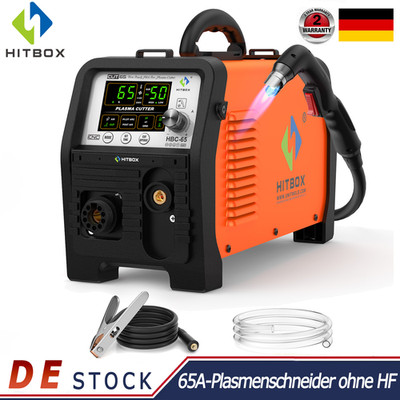 HITBOX CNC Plasmaschneider 65A 20mm  Nicht HF-Zündung Kontaktlos IGBT Inverter